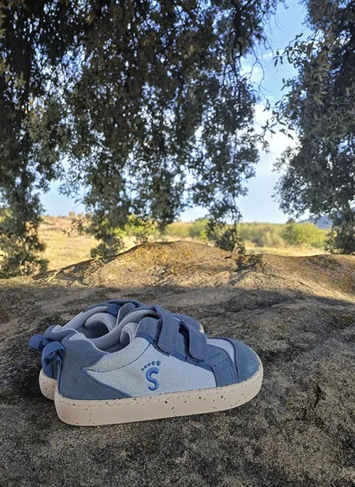 zapatillas barefoot niños azules